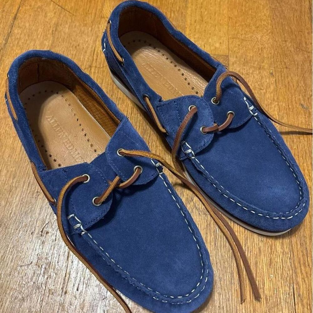 Allen-edmonds Men's Blue and Navy Boat-shoes